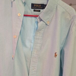 Polo by Ralph Lauren Blue Casual Button Down Shirt